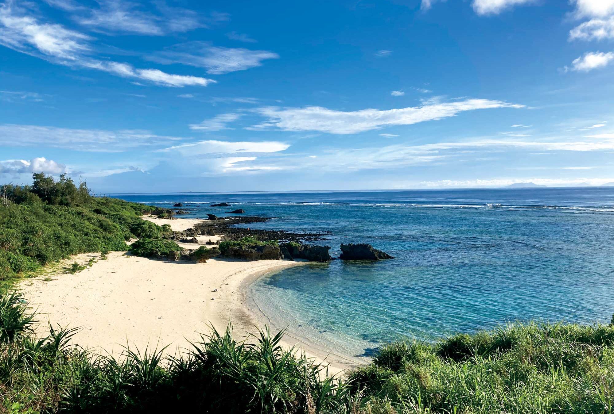 徳之島の青い海